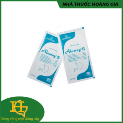 Thuốc Alumag-S Agimexpharm điều trị viêm loét dạ dày, tá tràng - Gói x 15g