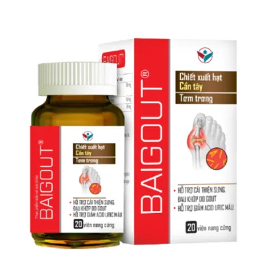 Viên Uống Hỗ Trợ Điều Trị Gout Baigout 20 Viên
