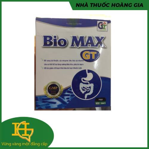 Bio MAX – Men vi sinh giúp giảm rối loạn tiêu hóa, hấp thu tốt/ Vỉ - 10 viên