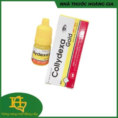 Thuốc nhỏ Collydexa Dược Hà Nội điều trị nhiễm khuẩn mắt, tai, mũi (5ml)