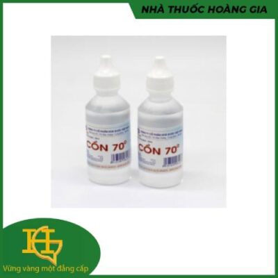 Cồn 70 độ chai 50ml (Trắng)