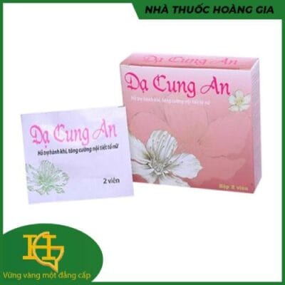 Viên uống giảm tác dụng phụ thuốc tránh thai Dạ Cung An - hộp 2 viên