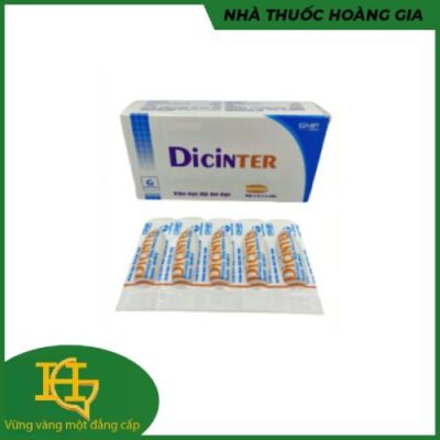 DICINTER -VIÊN ĐẠN ĐẶT ÂM ĐẠO/ vỉ 5 viên