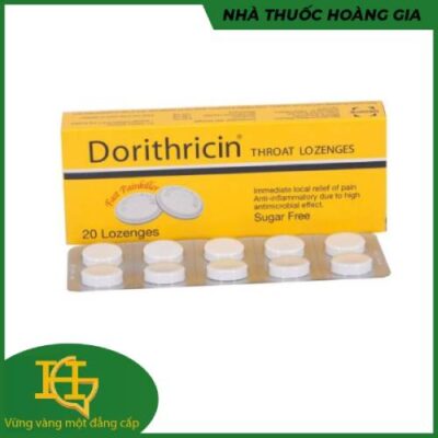 DORITHRICIN® Viên ngậm họng / Vỉ 10 Viên