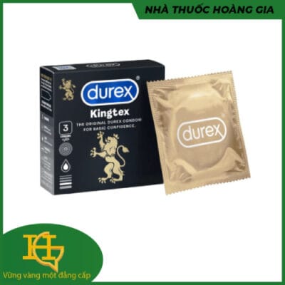 BAO CAO SU DUREX KINGTEX ( hộp 3 chiếc )