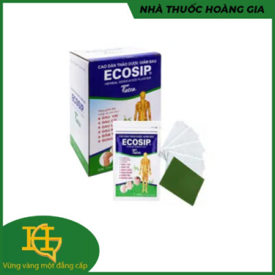 ECOSIP DÁN GIẢM ĐAU-GÓI 5 MIẾNG