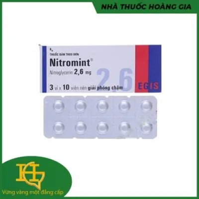 Thuốc Egis Nitromint 2.6mg Egis / vỉ x 10 viên