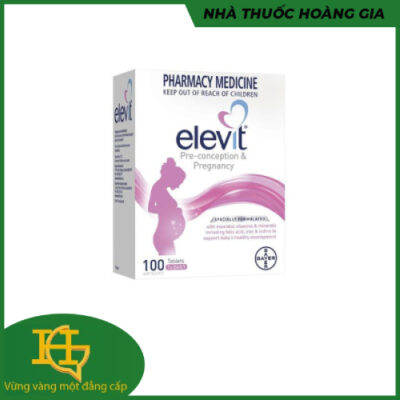 Elevit Bầu Chính Hãng Úc - Vitamin Bà Bầu - Hộp - 100 Viên