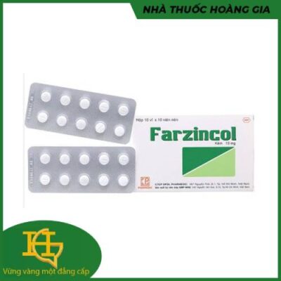 Farzincol 70mg Bổ Sung Kẽm ( vỉ - 10 viên )