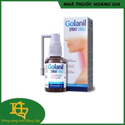 Golanil Spray Orale xịt họng ngoại