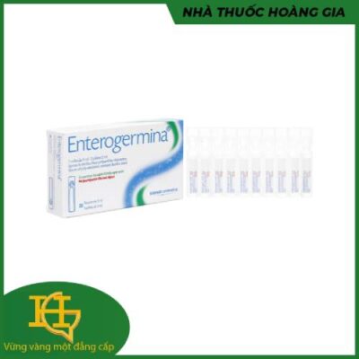 Hỗn dịch men vi sinh Enterogermina 2 tỷ/5ml trị rối loạn tiêu hóa/ Vỉ 10 ống