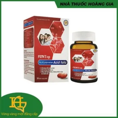 Viên uống bổ sung sắt Lafon Feditop 30 viên - Hộp