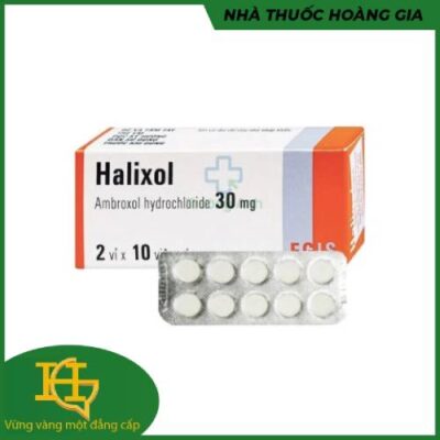 Long đờm Halixol (ambroxol)/ vỉ - 10 viên