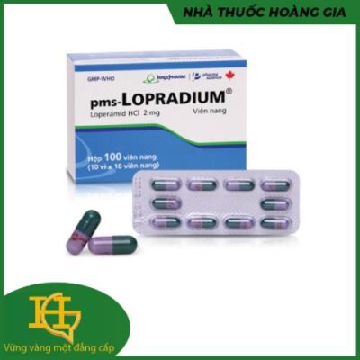 Lopradium 2mg trị tiêu chảy / vỉ - 10 viên