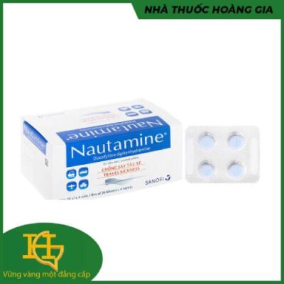 Thuốc chống say tàu xe Nautamine / vỉ - 4 viên