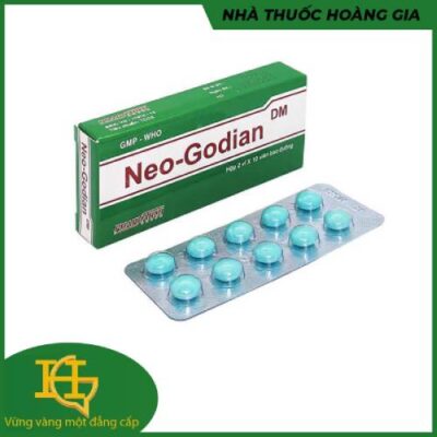 Neo- Godian -  giảm ho, long đờm / vỉ - 10 viên