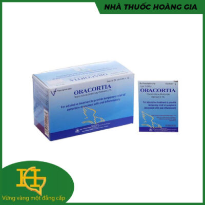 Oracortia 1g – Thuốc điều trị nhiệt miệng của Việt Nam- gói