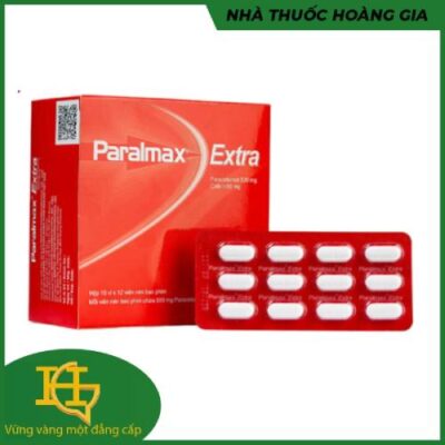 Paralmax Extra - Đỏ  / Vỉ - 10 viên