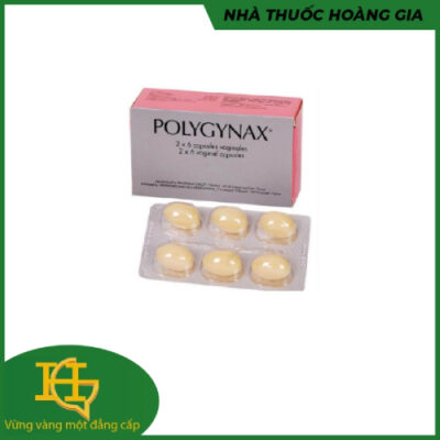 Thuốc đặt phụ khoa Polygynax/ vỉ 6 viên