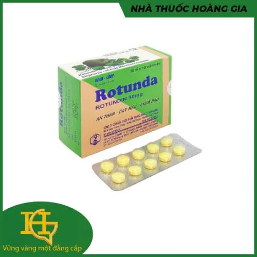 Rotunda (rotundin)/vỉ - 10 viên
