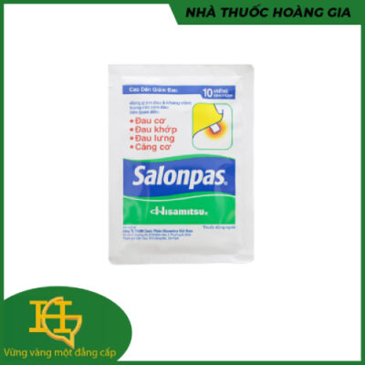 Salonpas giảm đau-miếng dán - túi 10 miếng