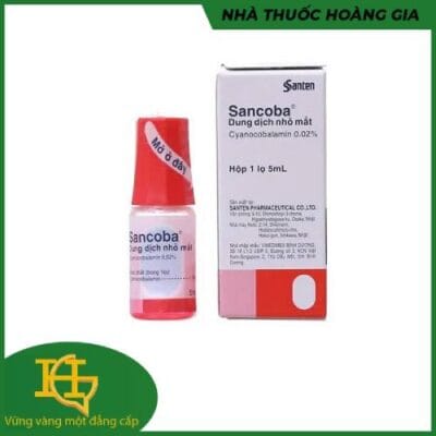 Thuốc nhỏ mắt Sancoba điều tiết chứng mỏi mắt