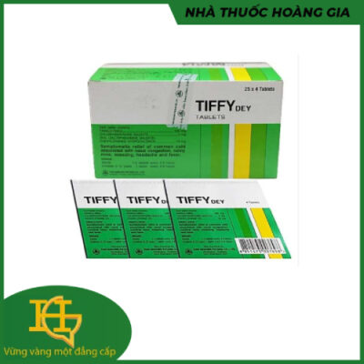 Thuốc Tiffy / Vỉ - 4 viên