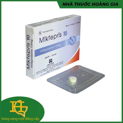 Thuốc Tránh Thai Khẩn Cấp Mikfepris 10Mg (Mifepristone) Nam Hà (1 Viên)