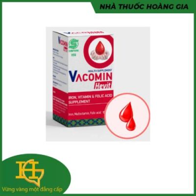 VACOMIN HEVIT - Bổ Sung Sắt - Vỉ 10 Viên