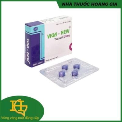 THUỐC CƯỜNG DƯƠNG VIGA-NEW 20MG - HỘP 4 VIÊN