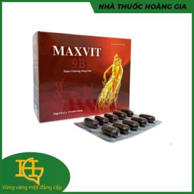 VIÊN BỔ SUNG VITAMIN 9B MAXVIT - GIÚP BỒI BỔ SỨC KHỎE/ VỈ