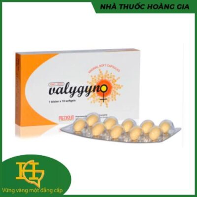 Thuốc Valygyno thuốc đặt/ Vỉ - 10 viên