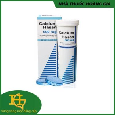 Viên Sủi Calcium Hasan 500Mg Bổ Sung Canxi (Tuýp 20 Viên)