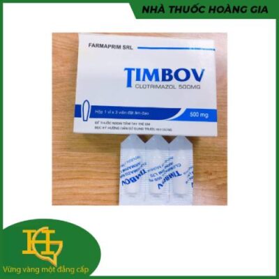 Viên đặt âm đạo Timbov hộp 3 viên