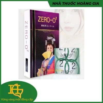 Bao cao su Zero O2 siêu mỏng - hộp 12 cái