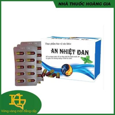 Viên uống giúp trị nhiệt miệng An nhiệt đan / vỉ - 10 viên