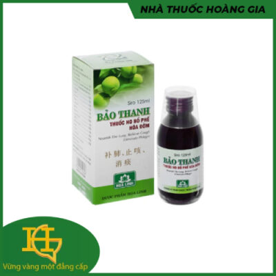 Siro Bảo Thanh trị ho, bổ phế chai 125ml