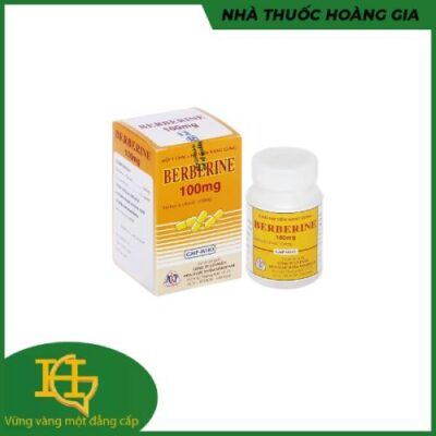 Thuốc Berberine 100mg Mekophar điều trị tiêu chảy (100 viên)