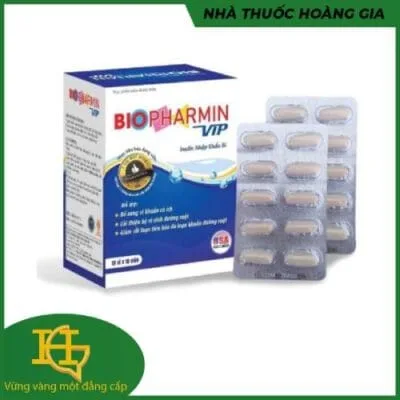 BIOPHARMIN VIP: Bổ Sung Lợi Khuẩn hộp - Vỉ x 10 viên