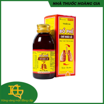 Thuốc Bổ Phế Chỉ Khái Lộ Trường Thọ Chữa Ho, Tiêu Đờm Chai 125Ml