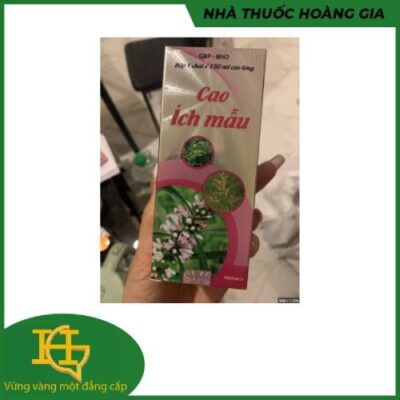 Cao ích mẫu trị rong kinh - Chai Hồng