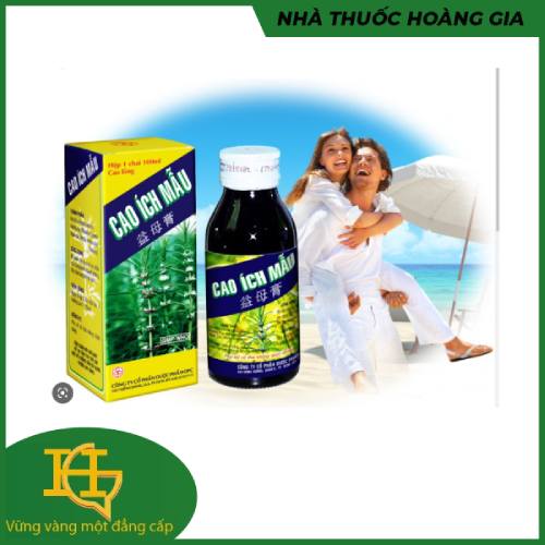 THUỐC ĐIỀU HÒA KINH NGUYỆT CAO ÍCH MẪU - CHAI MÀU XANH (CHAI 180ML)