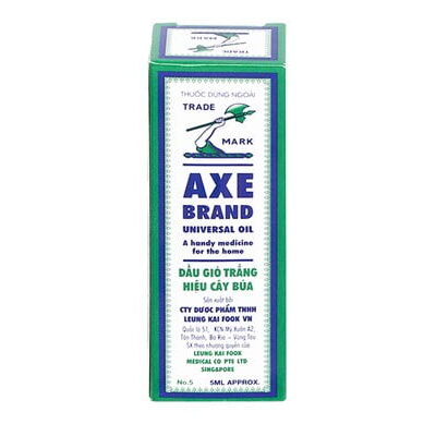 Dầu gió trắng AXE hiệu cây búa chai 5ml trị cảm, đau lưng, nhức mỏi