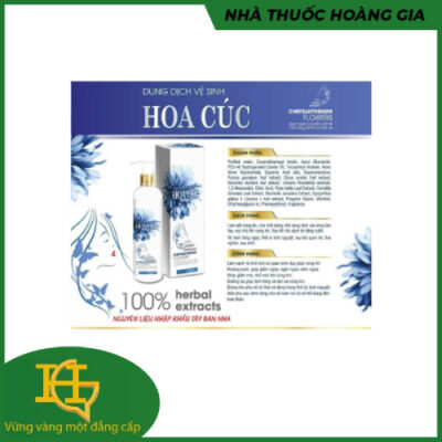 Dung Dịch Vệ Sinh HOA CÚC ngăn ngừa vì khuẩn, nấm, cân bằng độ PH tự nhiên