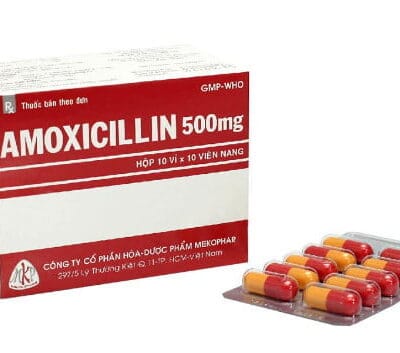 Amoxicillin Domesco 500mg trị nhiễm khuẩn - vỉ 10 viên