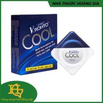 Thuốc nhỏ mắt Rohto Nhật Bản chống khô mắt 12ml xanh dương