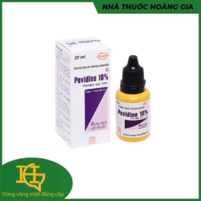 Thuốc sát khuẩn Povidine Pharmedic dùng sát trùng vết thương bề mặt (20ml)