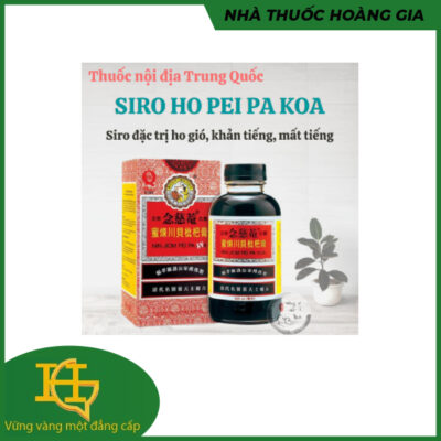 Siro đặc trị ho NIN JIOM PEI PA KOA