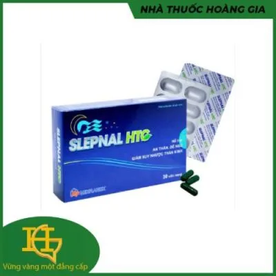 Viên uống hỗ trợ giấc ngủ slepnal htc mediplantex - slepnal / vỉ 10 viên