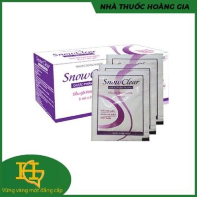 Gội nấm đầu snow clear hết sạch nấm gàu, hết ngứa da đầu/gói